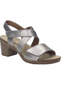 Sandale Josef Seibel "Grace 07, champagner", Damen, Gr. 39, beige (champagner), Obermaterial: 100% Rindsleder Leather cow., Schuhe Sandale