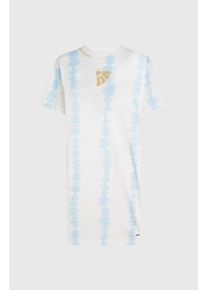 O`Neill Shirtkleid O'NEILL "WOTW T-SHIRT DRESS", Damen, Gr. S (36), N-Gr, wei&szlig;, neutral, Obermaterial: 100% Baumwolle, Kleider Shirtkleid, sportlicher Stil, aus enzymgewaschenem Jersey, locker geschnitten