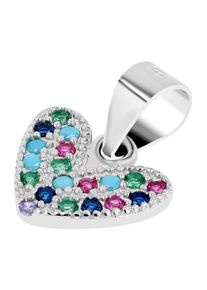 Adelia&acute;s Herzanh&auml;nger ADELIA&acute;S "Damen Anh&auml;nger &iquest; Herzanh&auml;nger aus 925 Silber", silber, Schmuckanh&auml;nger, Damen, Herzanh&auml;nger