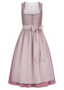 N&uuml;bler Dirndl N&Uuml;BLER "Dirndl lang Adele", Damen, Gr. 48, EURO, rosa, Obermaterial: 100% Polyester PES., Kleider Dirndl