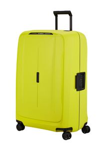 Hartschalen-Trolley Samsonite "ESSENS, verschiedene Gr&ouml;&szlig;en und Farben", Damen, Gr. B/H/T: 56cm x 81cm x 34cm 140 l, lime, Polypropylen, Strukturmuster, Koffer Hartschalen-Trolley, mit robustem Polypropylen-Geh&auml;use, mit mehreren F&auml;chern