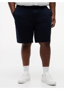 Tommy Hilfiger Big & Tall Shorts "BT-DNTN 9.5 ESS TWILL W/ BELT-B", Damen, Gr. 40, N-Gr, desert sky, Web, Obermaterial: 97% Baumwolle, 3% Elasthan, TOMMY HILFIGER BIG & TALL, normal knieumspielend, Hosen Shorts, Gro&szlig;e Gr&ouml;&szlig;e, normale Passform