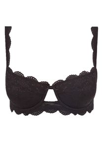 Dirndl-BH Nina von C. "Balconnet Dirndl BH Silver Edition", Damen, Gr. 85, Cup C, schwarz, Obermaterial: 86% Polyamid PA. 14% Elasthan EL., BHs Dirndl-BH