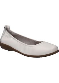 Ballerina Josef Seibel "Fenja 01, weiss", Damen, Gr. 38, wei&szlig;, Obermaterial: 100% Rindsleder Leather cow., Schuhe Ballerina
