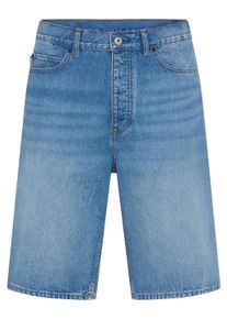 Jeansshorts HUGO BLUE "Skate Shorts", Damen, Gr. 34, N-Gr, bright blau435, Denim/Jeans, Obermaterial: 100% Baumwolle, straight fit knielang, Jeans Jeansshorts, im Straight Fit