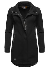 Kurzjacke Ragwear "Sweatjacke Letrice", Damen, Gr. XL, schwarz, Obermaterial: 65% Baumwolle CO. 35% Polyester PES. Futter: 65% Baumwolle CO. 35% Polyester PES., Jacken Kurzjacke