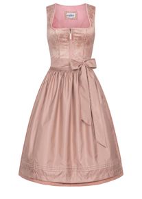 N&uuml;bler Dirndl N&Uuml;BLER "Midi Dirndl Gepa", Damen, Gr. 36, EURO, orange, Obermaterial: 100% Viskose CV., Kleider Dirndl