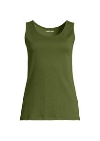 LANDS' END Baumwoll-Top, Damen,  Gr&uuml;n, Baumwolle, by Lands' End