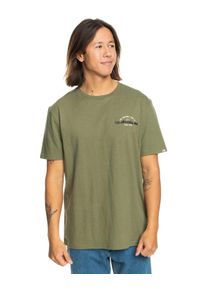 T-Shirt Quiksilver "Arched Type", Herren, Gr. XS, gr&uuml;n (four leaf clover), Obermaterial:97% Walkfrottier, 3% Microfaser;, Shirts T-Shirt