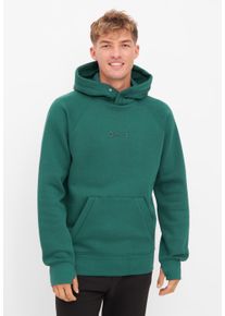 Kapuzensweatshirt Bench. "SANKEY", Herren, Gr. 48, gr&uuml;n (dk gr&uuml;n), Sweatware, Obermaterial: 60% Baumwolle, 40% Polyester, unifarben, Sweatshirts Kapuzensweatshirt