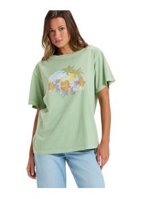 T-Shirt Roxy "Sunnyoversize", Damen, Gr. S, gr&uuml;n, Obermaterial: 100% Walkfrottier;, Shirts T-Shirt