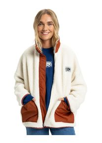 Outdoorjacke Quiksilver "Minto Sherpa", Damen, Gr. M, wei&szlig;, Obermaterial: 100% Microfaser;, Jacken Outdoorjacke