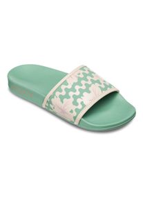 Sandale Roxy "Slippy Iv", Damen, Gr. 7(37), gr&uuml;n (sage), Obermaterial:Obermaterial: 100% PU, Futter: 100% Textil, Laufsohle: 100% EVA;, Schuhe Sandale