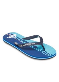 Sandale Quiksilver "Molokai Art 25", Herren, Gr. 9(42), blau (nebulas blau wordblock), Obermaterial:Obermaterial: Synthetik / Laufsohle: Moosgummi;, Schuhe Sandale