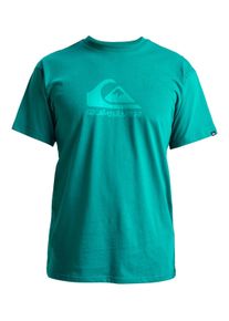 T-Shirt Quiksilver "EV Comp Logo 2024", Herren, Gr. XS, gr&uuml;n (teal gr&uuml;n), Obermaterial: 100% Walkfrottier;, Shirts T-Shirt