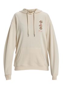 Hoodie Roxy "Surf Stoked", Damen, Gr. M, beige (parchment), Obermaterial: 60% Walkfrottier, 40% Microfaser;, Sweatshirts Hoodie