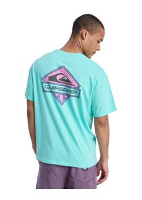 T-Shirt Quiksilver "Crystal Jet", Herren, Gr. M, blau (aqua sky), Obermaterial: 100% Walkfrottier;, Shirts T-Shirt