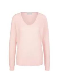 Rundhals-Pullover aus Seide und Kaschmir include orange, 42