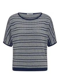 Rundhals-Pullover Peter Hahn blau, 48