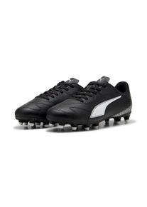 Fu&szlig;ballschuh Puma "VITORIA II FG/AG JR", Kinder, Gr. 33, schwarz-wei&szlig; (Puma schwarz, Puma wei&szlig;), Synthetik, Schuhe Fu&szlig;ballschuh, f&uuml;r Rasen- und Kunstrasenpl&auml;tze, aus Synthetik, f&uuml;r Jugendliche