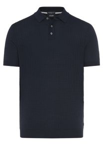 JOOP! Poloshirt JOOP "Vanceo", Herren, Gr. M, dunkelblau, Jersey, Obermaterial: 100% Baumwolle, unifarben, regular fit normal, Rippb&uuml;ndchen, Shirts Poloshirt, strukturiert, regular fit