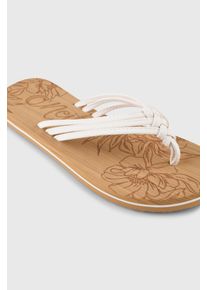 O`Neill Zehentrenner O'NEILL "DITSY SANDALS", Damen, Gr. 36, snow wei&szlig;, Synthetik, Schuhe Zehentrenner, sportlicher Stil, Sommerschuh, Sandale und Schlappen