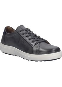 Sneaker Josef Seibel "Maddox 05, titan-kombi", Herren, Gr. 44, grau (titan, kombi), Obermaterial: 100% Rindsleder Leather cow., Schuhe Sneaker