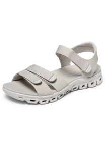 Sandale Skechers "GLIDE-STEP SANDAL-COUNT ON ME", Damen, Gr. 41, steinfarben, Lederimitat, Synthetik, Schuhe Sandale, Sommerschuh, Freizeitschuh, Trekkingschuh mit Glide-Step