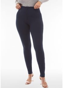 Leggings Freddy "WRUP2 SUPERSKINNY", Damen, Gr. M (38), N-Gr, schwarzsapphir, Obermaterial: 81% Baumwolle, 19% Elasthan, unifarben, skinny fit lang, Hosen Leggings, mit Push-up Effekt