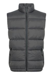 Steppweste Blend "Steppweste BHEIDEN", Herren, Gr. L, grau (iron gate), Obermaterial: 100% Nylon NY., Westen Steppweste