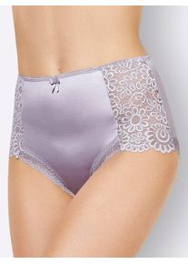 w&auml;schepur Taillenslip W&Auml;SCHEPUR, Damen, Gr. 36/38, 2 Stk., lila (flieder), 77% Polyamid, 13% Elasthan, 10% Baumwolle, Unterhosen Taillenslip