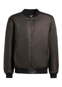 Bomberjacke Khujo "Bomberjacke Cale", Damen, Gr. S, vintage schwarz, Obermaterial: 100% Polyester PES. Obermaterial: Futter: 100% Polyester PES. 100% Polyester PES., l&auml;ssig geschnitten, Rippstrickb&uuml;ndchen, Jacken Bomberjacke, L&auml;ssige Herren Kunstlederjacke