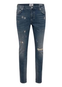 !Solid 5-Pocket-Jeans SOLID "5-Pocket-Jeans SDTri", Herren, Gr. 33, L&auml;nge 32, blau (middle blau denim), Obermaterial: 98% Baumwolle CO. 2% Elasthan EL., Hosen 5-Pocket-Jeans