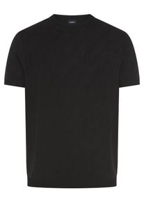 JOOP! Kurzarmpullover JOOP "Ravao", Damen, Gr. XL, schwarz, Strick, Obermaterial: 53% Baumwolle, 47% Viskose, unifarben, Rundhals, Rippb&uuml;ndchen, Pullover Kurzarmpullover, Cornflower Allover