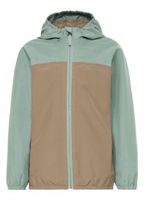Regenjacke Vaude "KIDS TURACO JACKET III", Kinder, Gr. 98, oat, Web, Obermaterial: 100% Polyester. Futter: 100% Polyester, regular fit normal, hoch geschlossener Ausschnitt, eingesetzt elastischer Bund, Jacken Regenjacke, f&uuml;r Kinder, atmungsaktiv, winddicht, wasserdicht