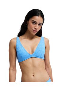 Triangel-Bikini-Top Roxy "Paradise Wave", Damen, Gr. XXL, Cup B, silber lake blau make a splash, Obermaterial: 92% Microfaser, 8% Elasthan;, Bikini-Oberteile Triangel-Bikini-Top