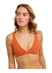 Triangel-Bikini-Top Roxy "Current Coolness", Damen, Gr. S, Cup B, ginger spice, Obermaterial: 91% Nylon, 9% Elasthan;, Bikini-Oberteile Triangel-Bikini-Top