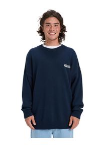 Pullunder Quiksilver "Devils Jacquard Logo", Herren, Gr. M, blau (schwarz navy), Obermaterial: 100% Walkfrottier;, Pullover Pullunder
