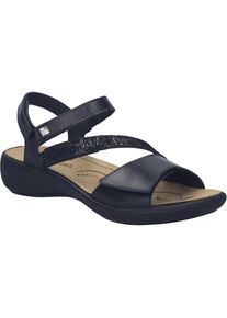 Sandale Josef Seibel "Ibiza 02, schwarz", Damen, Gr. 44, schwarz, Obermaterial: 100% Rindsleder Leather cow., Schuhe Sandale