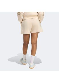 Shorts adidas Sportswear "FUTURE ICONS SMALL LOGO", Damen, Gr. XL, N-Gr, crystal linen, normal, gr., Obermaterial: 68% Baumwolle, 32% Polyester, Hosen Shorts