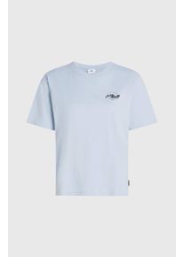 O`Neill T-Shirt O'NEILL "O'NEILL BOXY BACK PRINT T-SHIRT", Damen, Gr. XS (34), spindle, Obermaterial: 100% Baumwolle, Shirts T-Shirt, sportliche Passform, lockerer Schnitt