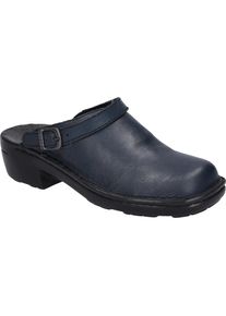 Clog Josef Seibel "Betsy, abisso", Damen, Gr. 35, grau (abisso), Obermaterial: 100% Rindsleder Leather cow., Schuhe Clog
