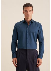 Businesshemd Seidensticker "Schwarze Rose", Damen, Gr. L (42), normale &Auml;rmell&auml;ngen, gr&uuml;n, 100% Baumwolle, unifarben, slim fit, 2-Knopf-Manschette, Hemden Businesshemd, Slim 1/1 Kentkragen Uni