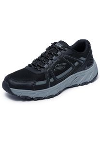 Sneaker Skechers "HILLCREST 2.0-SABBADAY FALLS", Herren, Gr. 39, schwarz, Lederimitat, Schuhe Sneaker, Trekkingschuh, Schn&uuml;rschuh mit Water Repellent