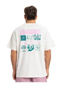 T-Shirt Quiksilver "Outside Inside", Herren, Gr. L, wei&szlig;, Obermaterial: 100% Walkfrottier;, Shirts T-Shirt