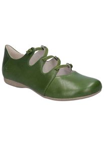 Riemchenballerina Josef Seibel "Fiona 04", Herren, Gr. 39, gr&uuml;n (olivgr&uuml;n), Leder, Schuhe Riemchenballerina, Slipper, Komfortschuh mit raffiniertem Gummizug, Weite G (=weit)