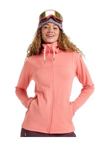 Fleecepullover Roxy "Vertere Full Zip", Damen, Gr. L, coral chic, Obermaterial: 95% Microfaser, 5% Elasthan;, Sweatshirts Fleecepullover
