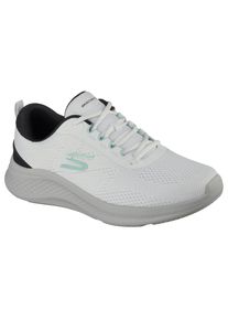 Sneaker Skechers "SKECH-LITE PRO 2.0-BERRIX", Herren, Gr. 47,5, wei&szlig;, schwarz, Mesh, Synthetik, Schuhe Sneaker, Schn&uuml;rschuh, Freizeitschuh, Halbschuh mit Air-Cooled Memory Foam