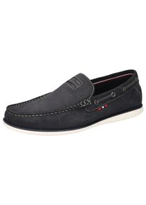 Loafer Lerros, Damen, Gr. 40, navy, Veloursleder, Schuhe Loafer, Slipper, Halbschuh, Mokassin, Schlupfschuh mit Perforation