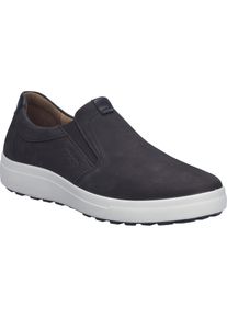 Sneaker Josef Seibel "Maddox 06, titan-kombi", Herren, Gr. 42, grau (titan, kombi), Obermaterial: 100% Rindsleder Leather cow., Schuhe Sneaker
